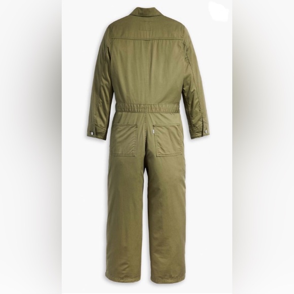 Levi’s Iconic Jumpsuit olive green sz XL NWT - Picture 10 of 11